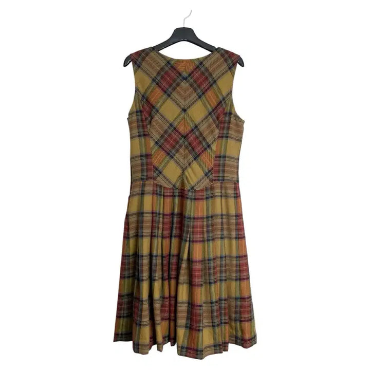 [BUNJANG] BEAN POLE Checked Pattern Dress / BEAN POLE 빈폴 체크 패턴 원피스
