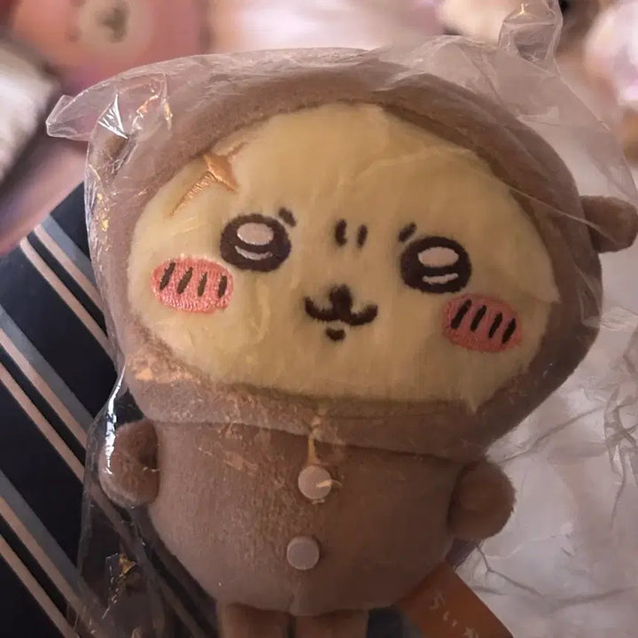 [BUNJANG] Pajama Racco Plush Keychain / 파자마 랏코 인형 키링