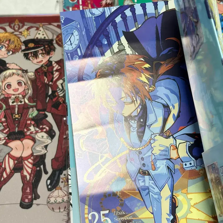 [BUNJANG] Jibaku Shounen Hanako-kun Manga Bundle Set with Illustration Board / (일괄 가격) 지박소년 하나코군 만화책 일러스트 보드 특전