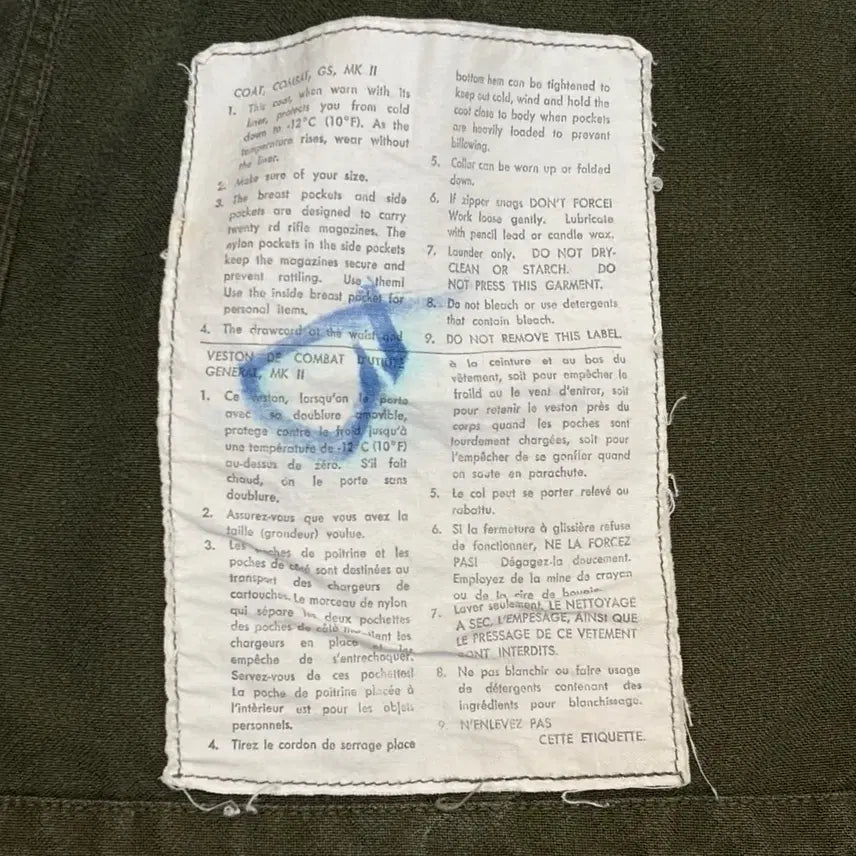 [BUNJANG] 70s Canadian Military M65 Field Jacket / 70s 캐나다 밀리터리 1세대 M65 필드자켓