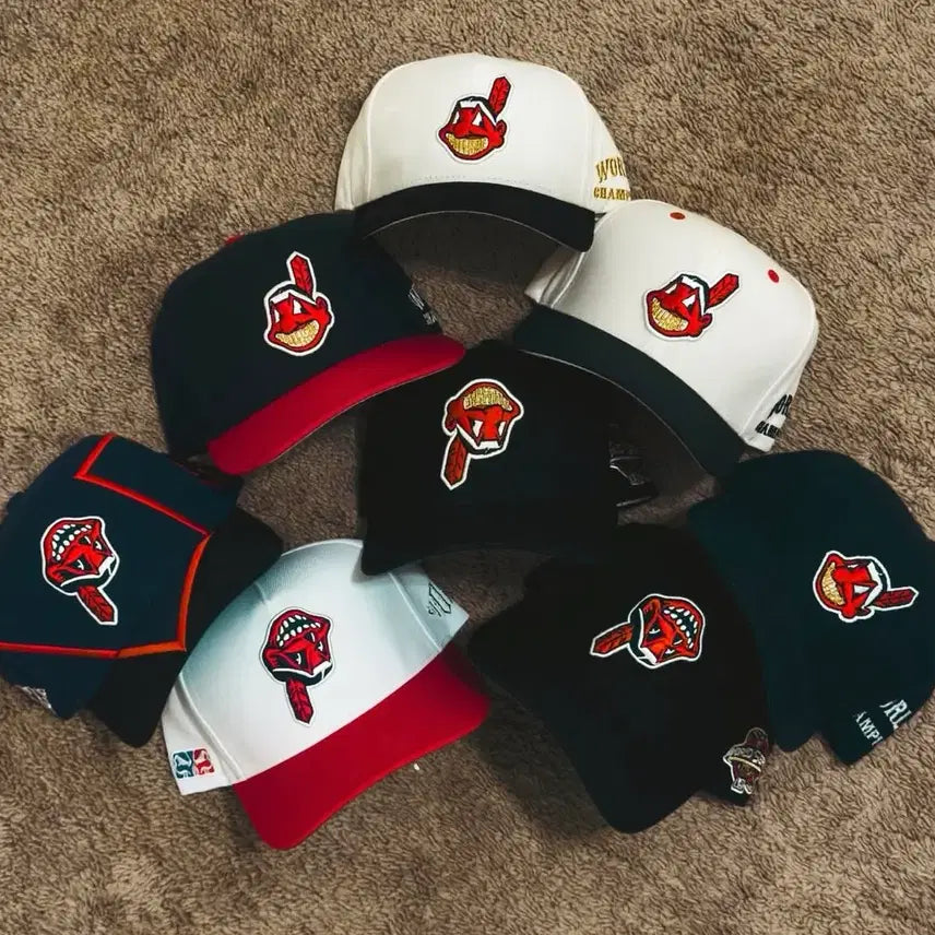 [BUNJANG] Chris Brown Kill The Hype Cleveland Upside Down Snapback Hat / 크리스브라운 KILL THE HYPE 클리블랜드 업사이드다운 스냅백 모자