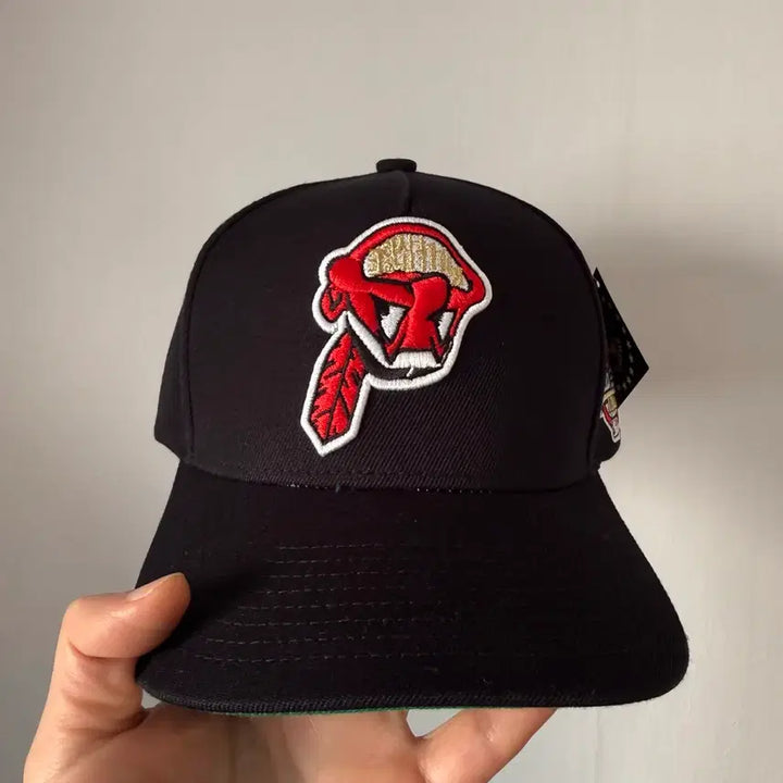 [BUNJANG] Chris Brown Kill The Hype Cleveland Upside Down Snapback Hat / 크리스브라운 KILL THE HYPE 클리블랜드 업사이드다운 스냅백 모자
