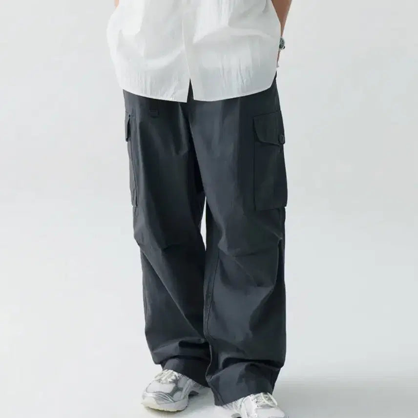 [BUNJANG] City Leisure Wide Belted Cargo Pants 28 / [시티 레저] 와이드 벨티드 카고 팬츠 28