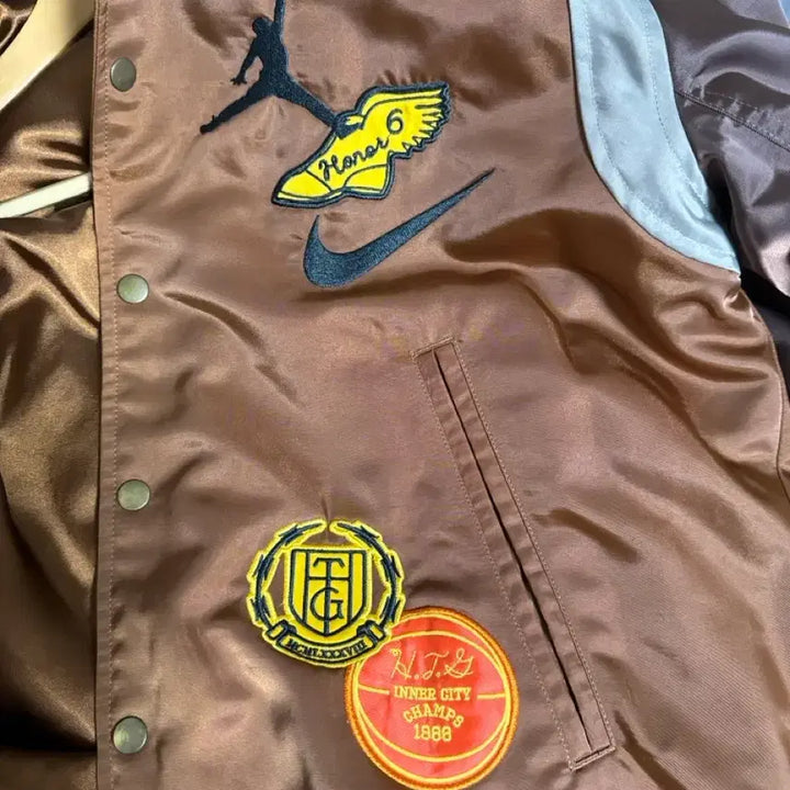 [BUNJANG] Jordan x Russell Westbrook Varsity Jacket / Jordan x Russell Westbrook 조던 러셀 바시티 자켓