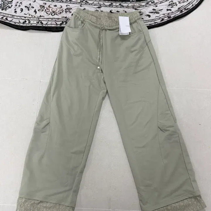 [BUNJANG] OJOS Double-Waisted Jersey Pants - Khaki / OJOS Double-Waisted Jersey Pants / Khak