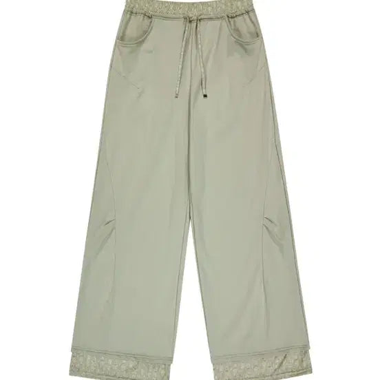 [BUNJANG] OJOS Double-Waisted Jersey Pants - Khaki / OJOS Double-Waisted Jersey Pants / Khak