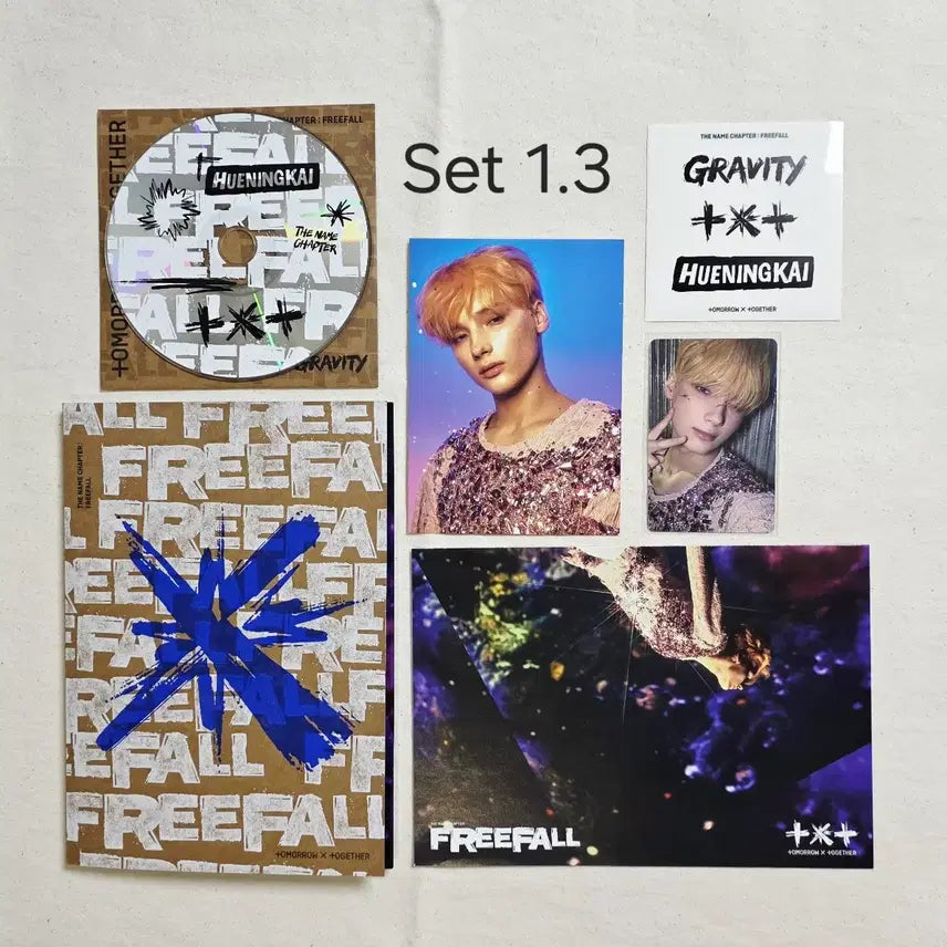 [BUNJANG] TXT Hueningkai Pre Fall Gravity Album + Photocard Bundle Set / TXT 투바투 체대필 프리폴 그래비티 앨범 + 휴닝카이 포카 (풀셋)