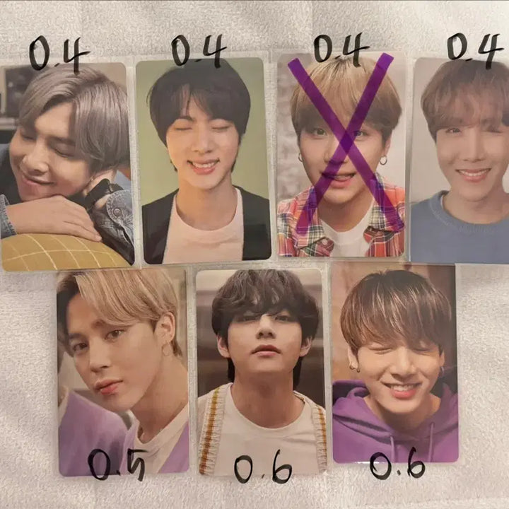 [BUNJANG] BTS Samsung Galaxy Photocard / 방탄소년단 갤럭시 포토카드 방탄 삼성 갤럭시 포카
