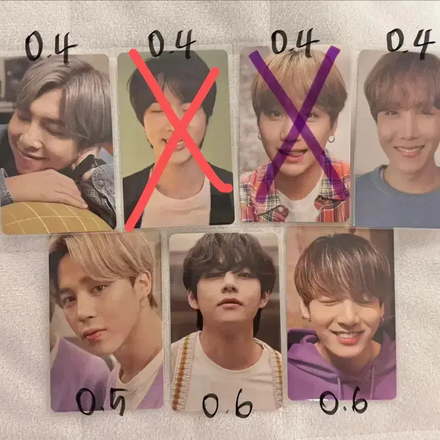 [BUNJANG] BTS Samsung Galaxy Photocard / 방탄소년단 갤럭시 포토카드 방탄 삼성 갤럭시 포카