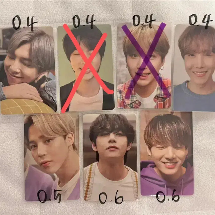 [BUNJANG] BTS Samsung Galaxy Photocard / 방탄소년단 갤럭시 포토카드 방탄 삼성 갤럭시 포카
