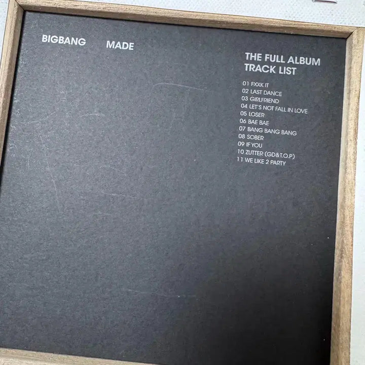 [SOLD OUT] 빅뱅 메이드 풀앨범 캔버스 버전 대성