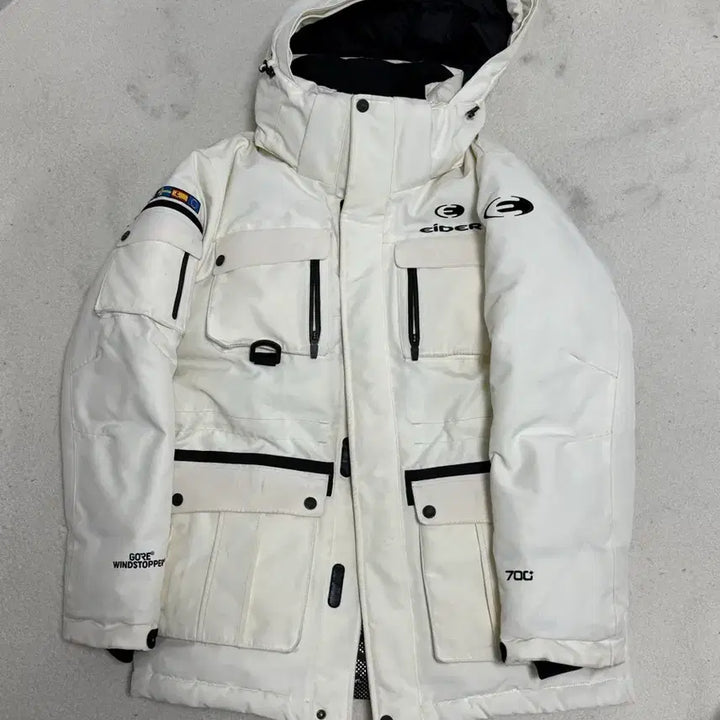 [BUNJANG] Aider White Goose Down Padded Jacket / 아이더 화이트 구스다운 패딩 700필 M