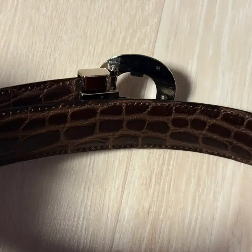 [BUNJANG] AIGNER Black Belt 97cm / 아이그너 정장 벨트 블랙 97cm
