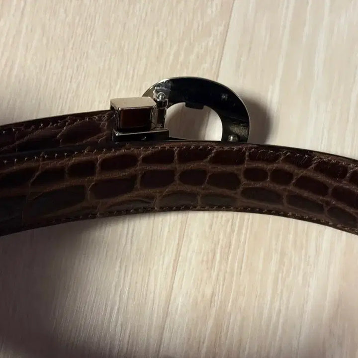 [BUNJANG] AIGNER Black Belt 97cm / 아이그너 정장 벨트 블랙 97cm