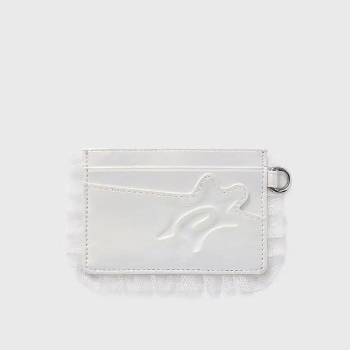 [BUNJANG] Sunlit Lace Frame Card Wallet - Aurora / 썬릿 레이스 프레임 카드 지갑 월렛 오로라