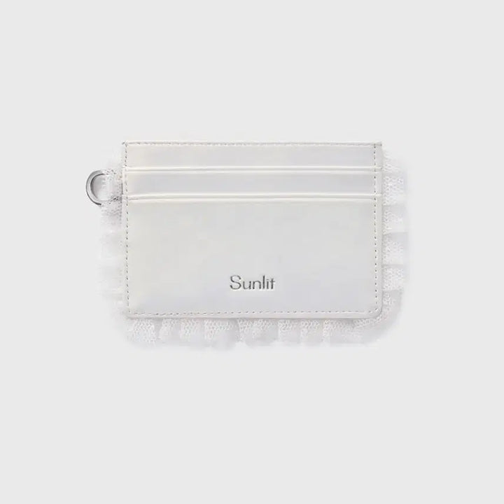 [BUNJANG] Sunlit Lace Frame Card Wallet - Aurora / 썬릿 레이스 프레임 카드 지갑 월렛 오로라