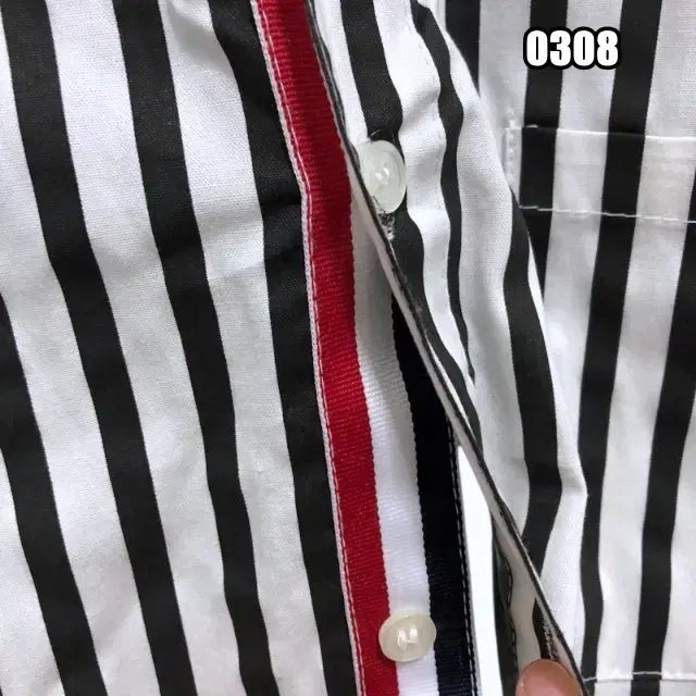 [BUNJANG] Thom Browne Striped Shirt / L 톰브라운 스트라이프 셔츠