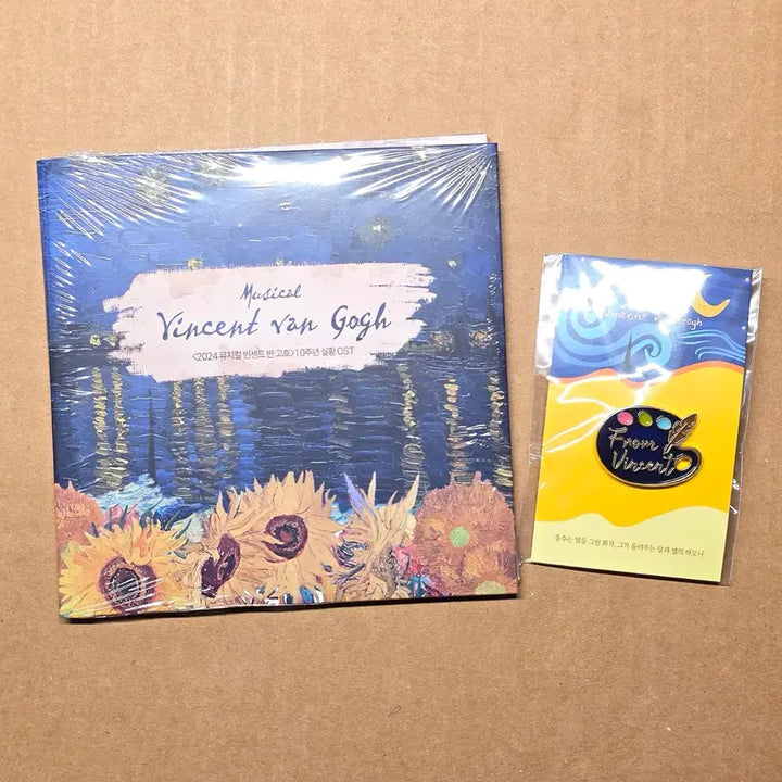 [BUNJANG] Vincent Van Gogh 10th Anniversary Live OST + Badge / 미개봉)2024 뮤지컬 빈센트반고흐 10주년 실황ost + 뱃지,증정