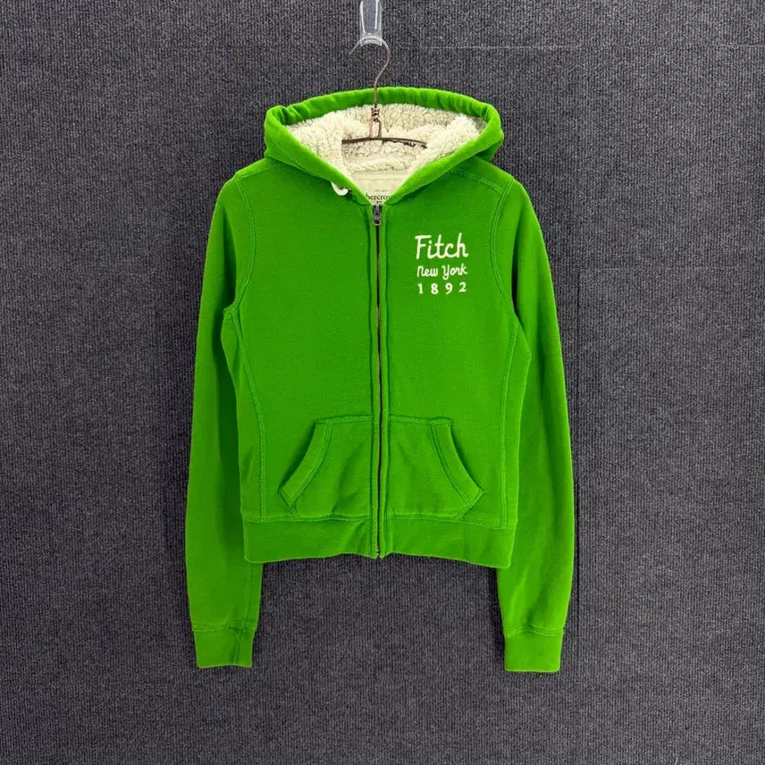 [BUNJANG] Abercrombie &amp; Fitch Sherpa Lined Hooded Zip-up Jacket / ( 여성 / S ) 아베크롬비 보아 양털 후드집업