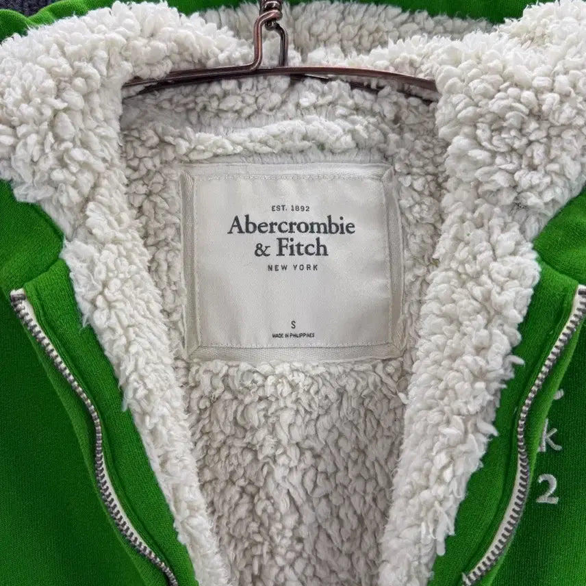 [BUNJANG] Abercrombie &amp; Fitch Sherpa Lined Hooded Zip-up Jacket / ( 여성 / S ) 아베크롬비 보아 양털 후드집업