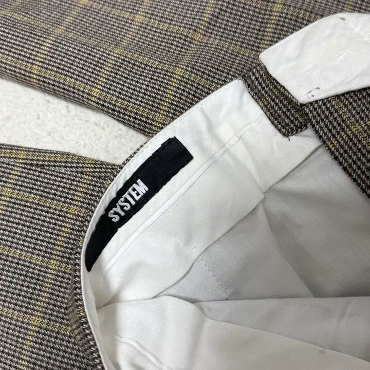 [BUNJANG] System Check Pattern Slacks 78 / 시스템 체크 패턴 슬랙스 바지 78