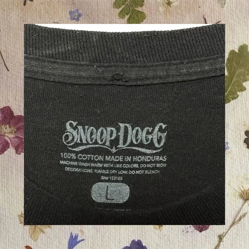 [BUNJANG] Snoop Dogg Printed Long Sleeve / 스눕독 프린팅 롱슬리브
