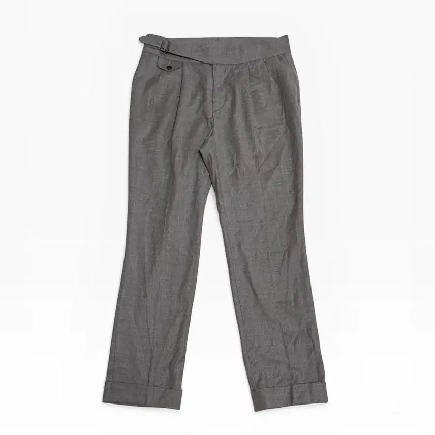 [BUNJANG] Man On The Boon Gray Turn-Up Slacks 50 / 맨온더분 그레이 턴업 슬랙스 50