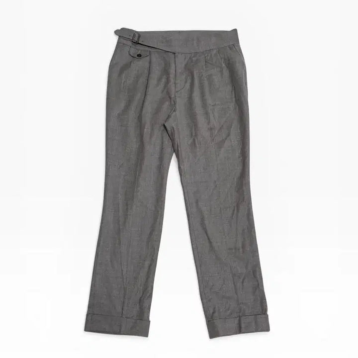 [BUNJANG] Man On The Boon Gray Turn-Up Slacks 50 / 맨온더분 그레이 턴업 슬랙스 50