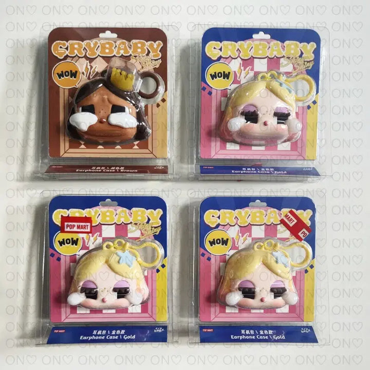 [BUNJANG] Popmart Crybaby Shiny Earphone Bag (Gold) / [팝마트] 크라이베이비 샤이니 이어폰 백(골드)