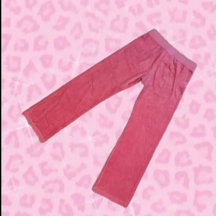 [SOLD OUT] Juicy Couture 쥬시꾸뛰르 핑크 벨벳 팬츠
