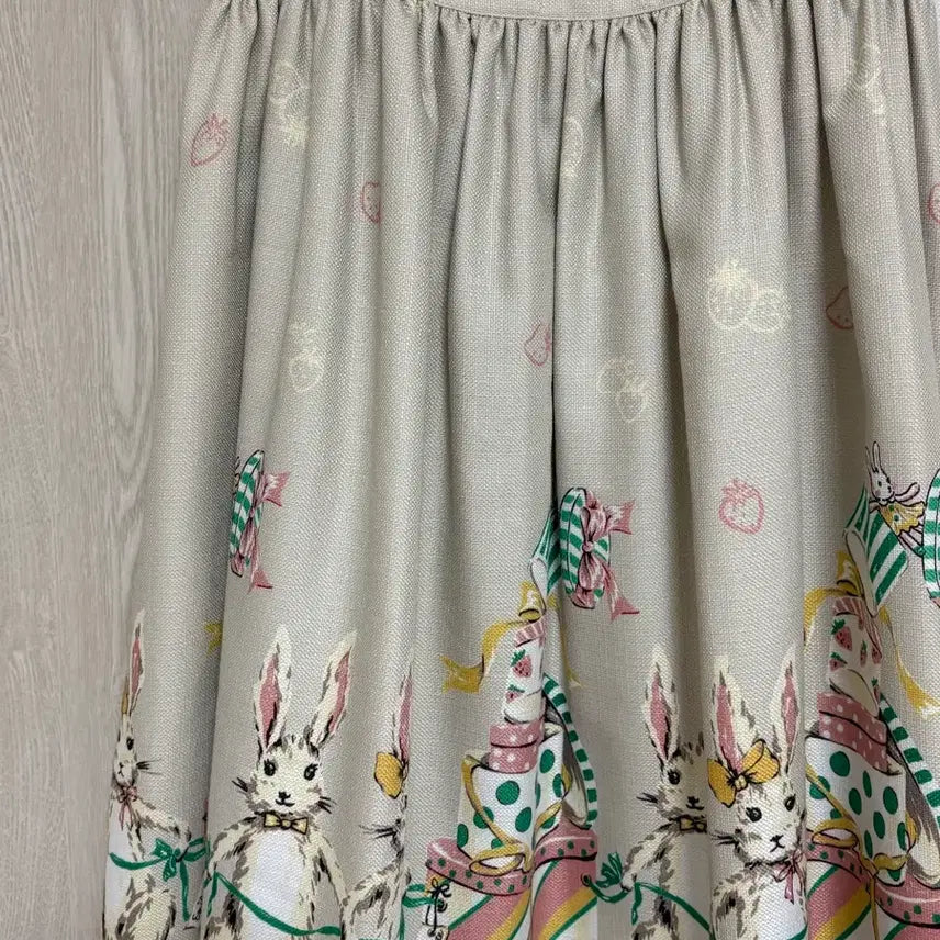 [BUNJANG] Emily Temple Cute Easter Bunny Strawberry Jumper Dress / Emily temple cute 이스터 버니 딸기 원피스 로리타