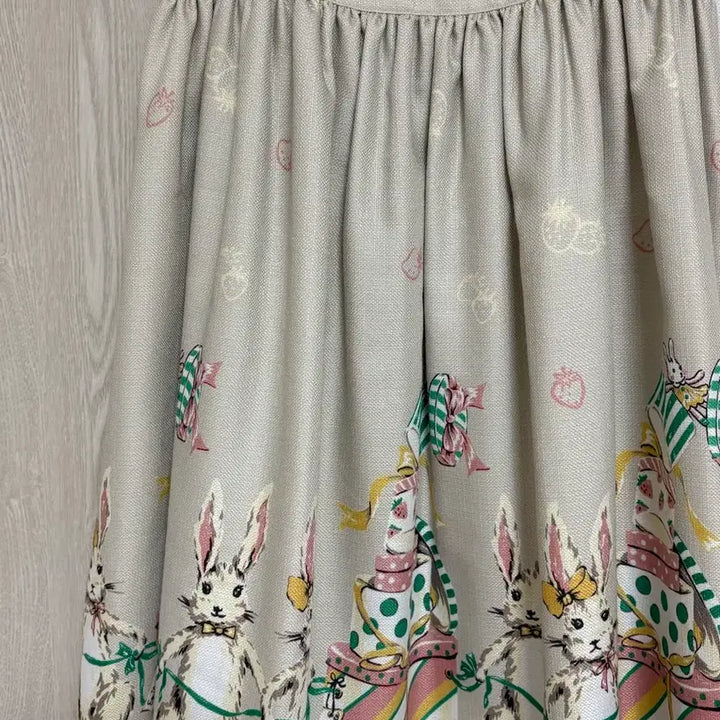 [BUNJANG] Emily Temple Cute Easter Bunny Strawberry Jumper Dress / Emily temple cute 이스터 버니 딸기 원피스 로리타