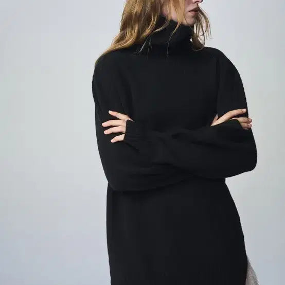 [BUNJANG] System 2024 Turtleneck Knit Sweater / 90) 여성 시스템 24년식 터틀넥 니트 스웨터