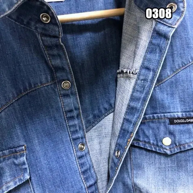 [BUNJANG] Dolce &amp; Gabbana Weston Denim Shirt / S 돌체앤가바나 웨스톤 데님 셔츠