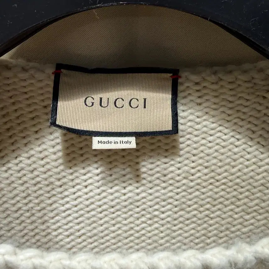 [BUNJANG] Gucci Knit Sweater / 구찌 가죽 니트