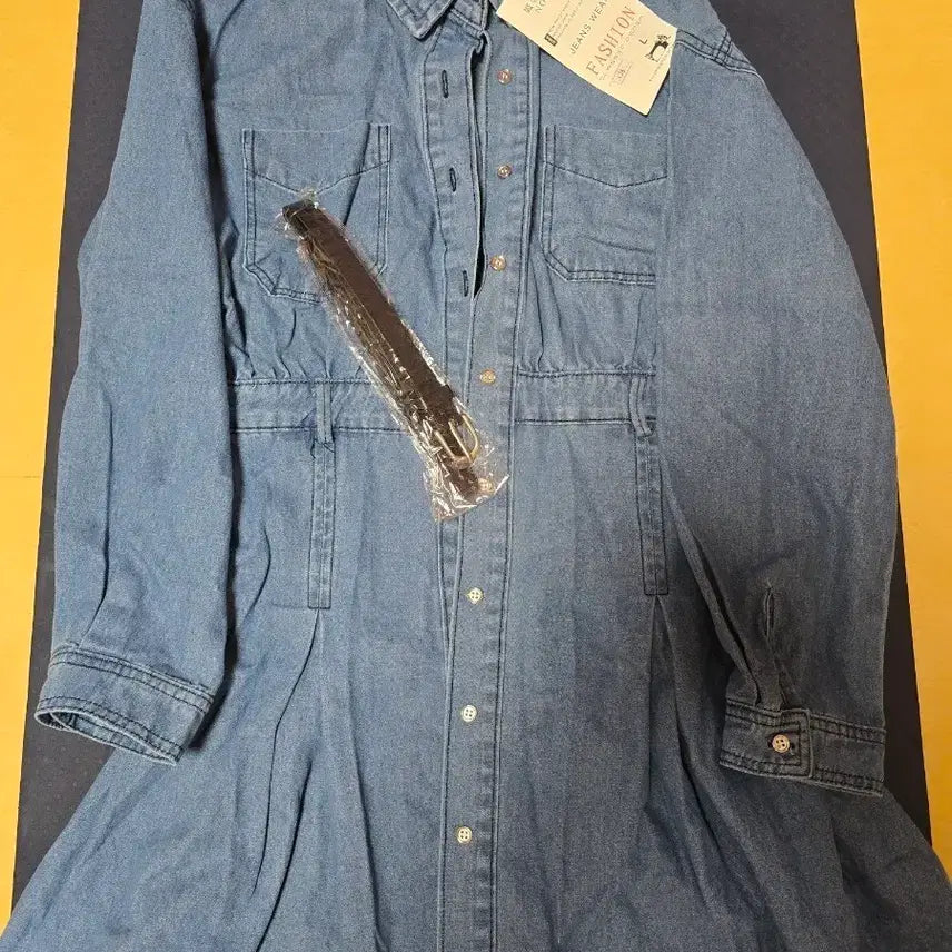 [BUNJANG] Denim Mini Dress / 데님원피스