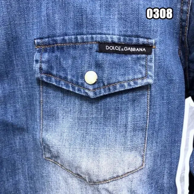 [BUNJANG] Dolce &amp; Gabbana Weston Denim Shirt / S 돌체앤가바나 웨스톤 데님 셔츠