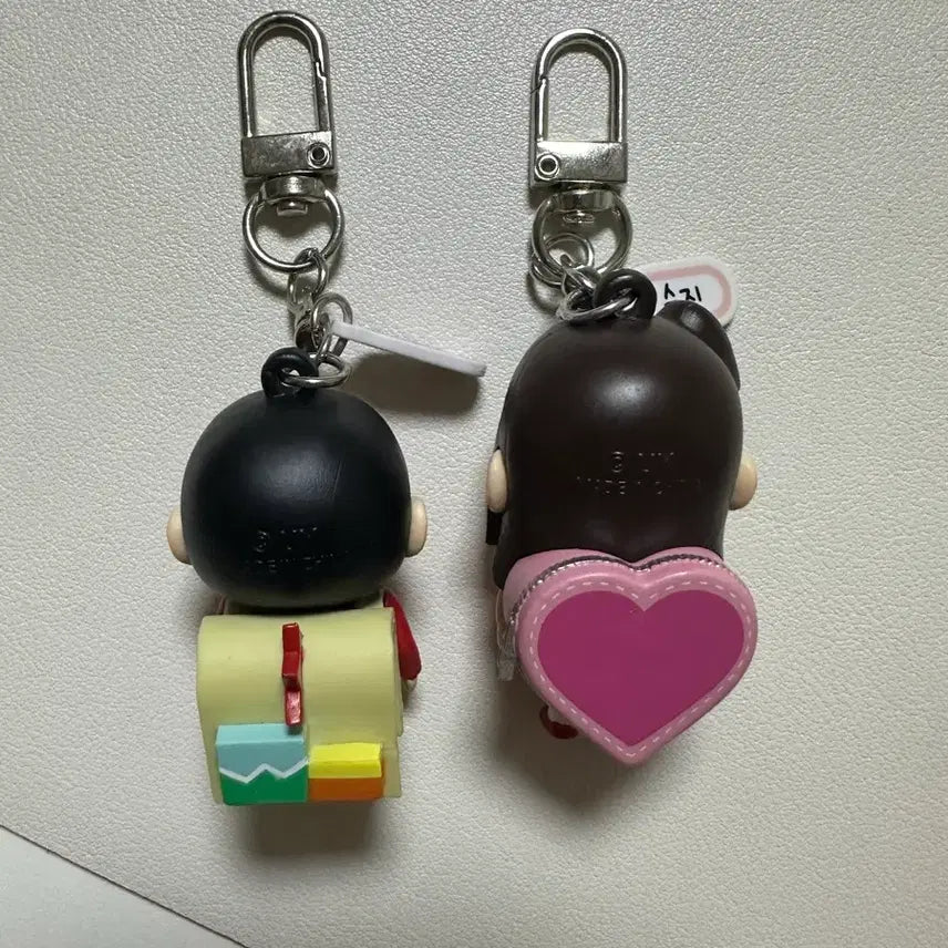 [BUNJANG] Crayon Shin-chan and Suji Schoolbag Keyring / 짱구,수지 책가방 키링 판매합니다.