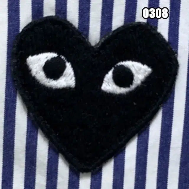 [BUNJANG] Comme des Garcons Stripe Heart Emblem Men&