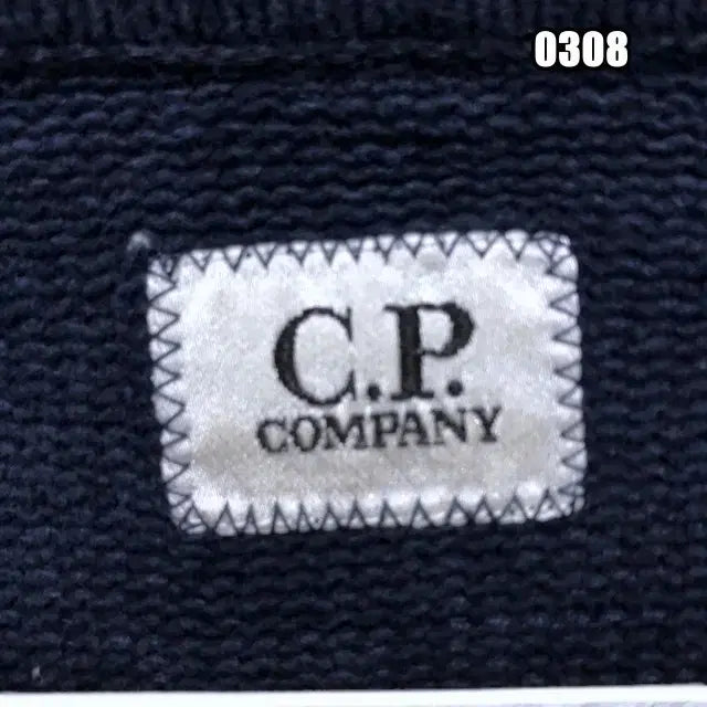 [BUNJANG] C.P. Company Lens Round Patch Waffle Knit Sweater / XL 씨피컴퍼니 렌즈 라운드 와펜 와플 니트