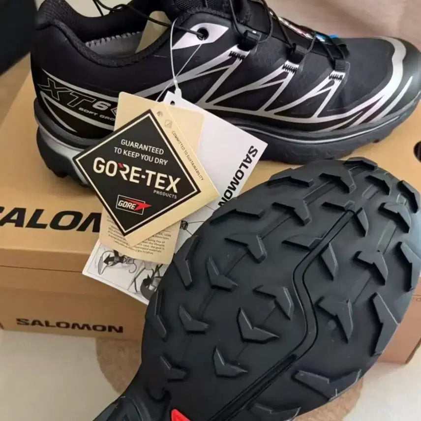 [BUNJANG] XT-6 Gore-Tex Black Silver 270mm Sneakers / 살로몬 XT-6 고어텍스 블랙 실버 270mm