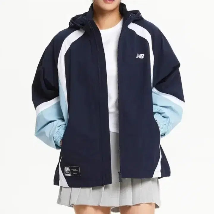 [BUNJANG] New Balance Colorblock Warm-up Jacket / 뉴발란스 컬러블록 웜업 자켓 새상품 M