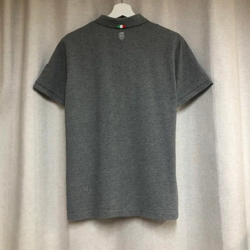 [BUNJANG] Puma Ferrari Polo Shirt Gray M / 페라리 푸마 카라티 반팔 PK 티셔츠 그레이 M