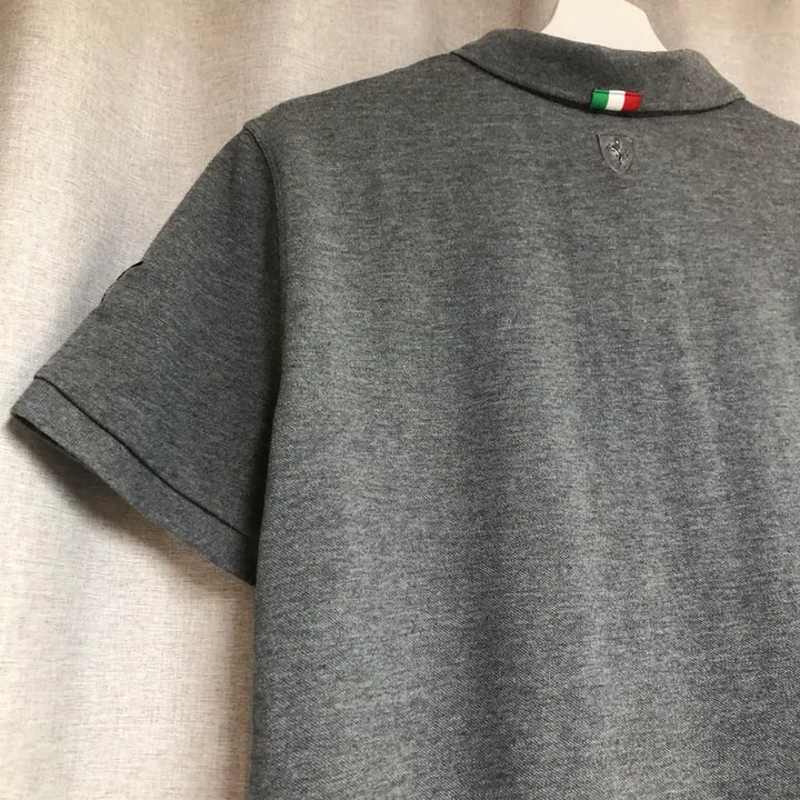 [BUNJANG] Puma Ferrari Polo Shirt Gray M / 페라리 푸마 카라티 반팔 PK 티셔츠 그레이 M
