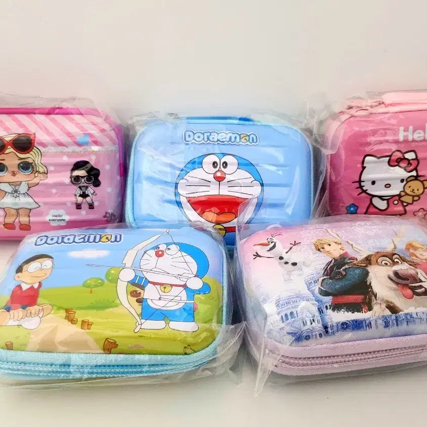 [BUNJANG] Character Hard Case Coin Purse Pouch (5 Types) / (5월 세일)캐릭터 하드 케이스 동전 지갑 파우치 5종