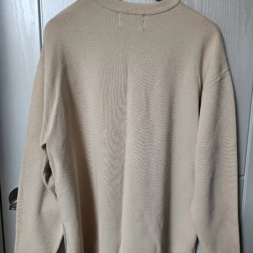 [BUNJANG] Solid Homme Ivory Knit Sweater / 솔리드옴므 아이보리 니트 46사이즈 (95-100)