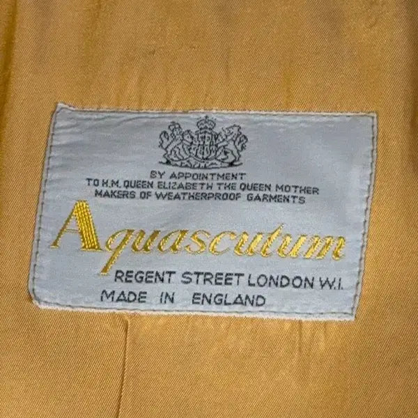 [BUNJANG] Aquascutum Cotton Coat / 아쿠아스큐텀 코트 100