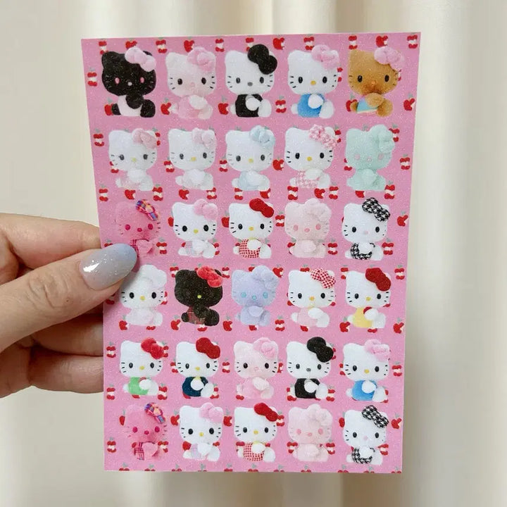 [BUNJANG] Vintage Retro Toy Stickers Set / 빈티지레트로 토이스티커 헬로키티 마이멜로디 실바니안 다꾸폰꾸 골라서2개셋