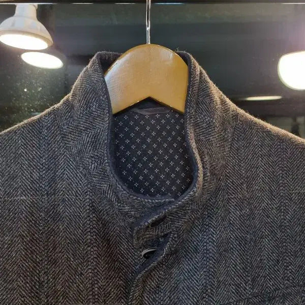 [BUNJANG] Series Classic Wool Herringbone Pattern Jacket / 시리즈 클래식 울 100% 해링본 패턴 실사이즈 M 자켓