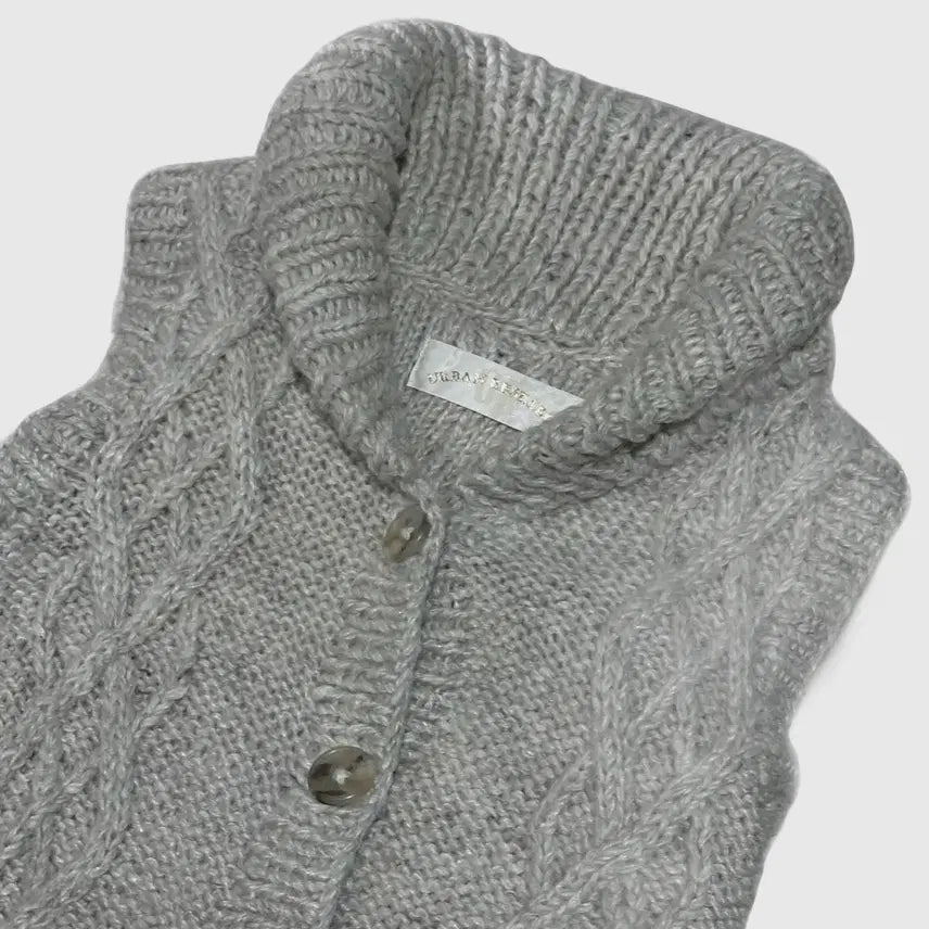[BUNJANG] Gray Knit Vest / 그레이 니트조끼
